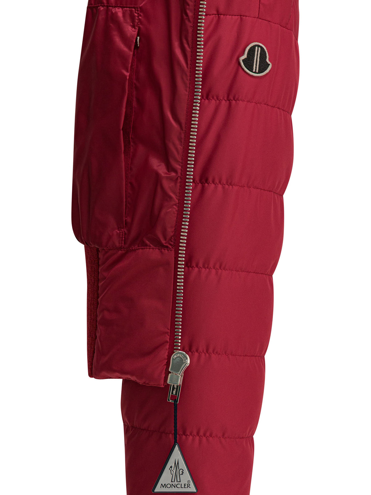 Rick Owens "Cropped" Down Jacket x Moncler - Red