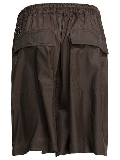 Rick Owens "Kiltshorts" x Moncler shorts - Brown