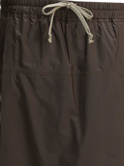 Rick Owens "Kiltshorts" x Moncler shorts - Brown