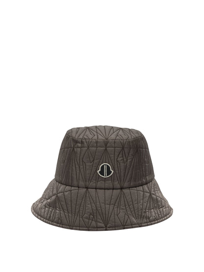 Rick Owens Padded bucket hat x Moncler - Grey