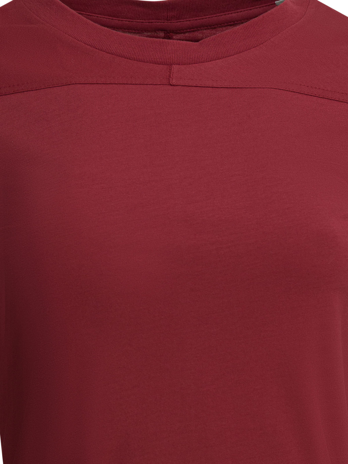 Rick Owens Cotton jersey T-shirt x Moncler - Red