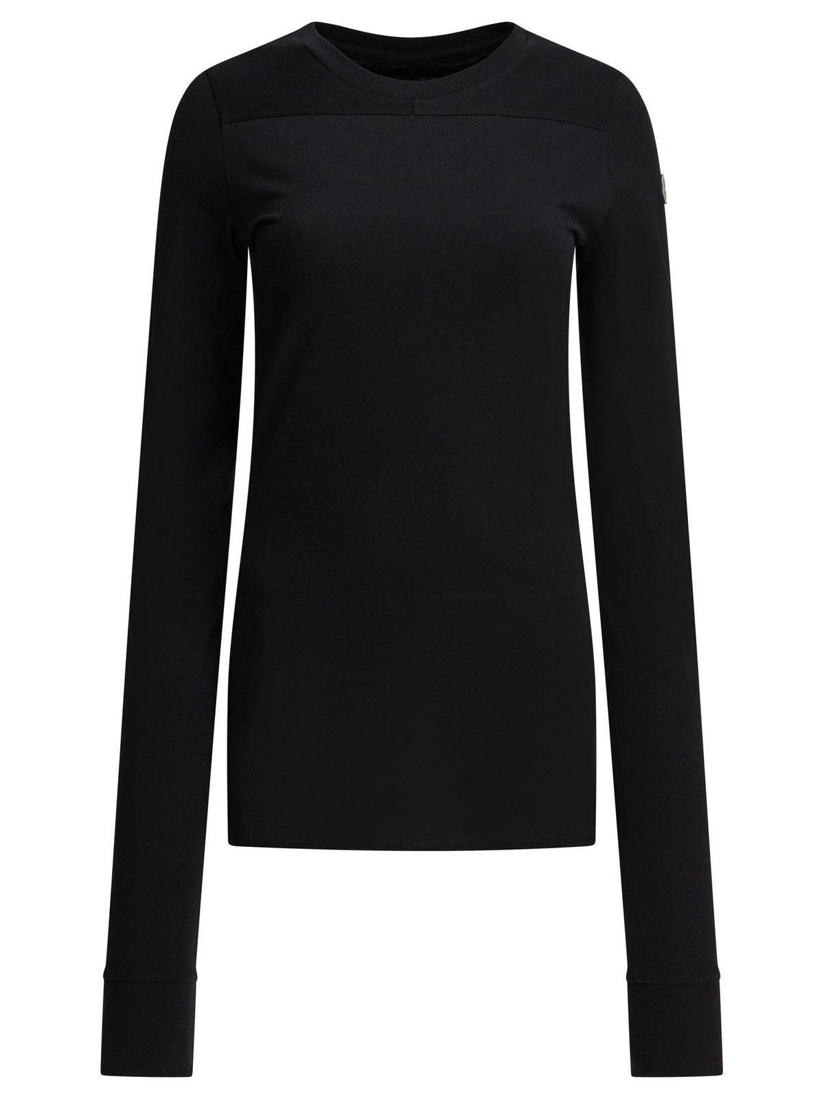 Rick Owens Cotton jersey T-shirt x Moncler - Black