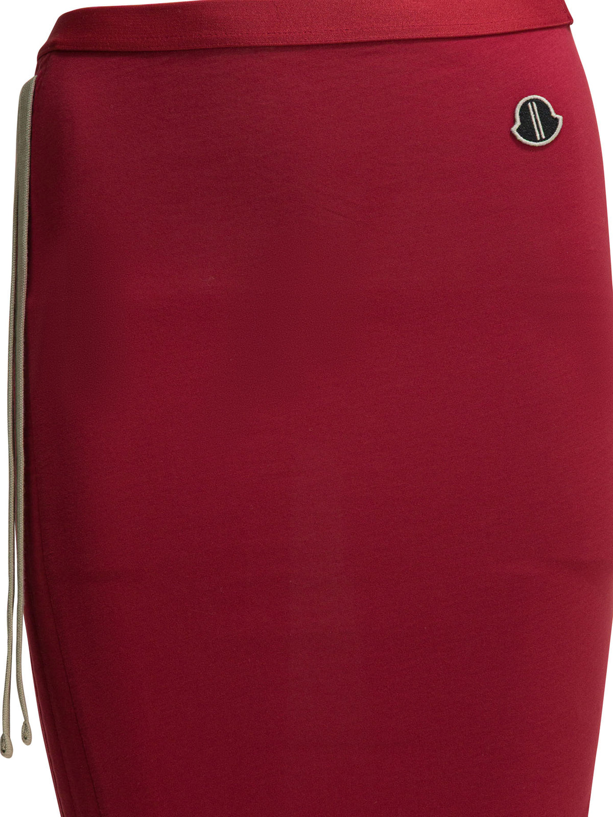 Rick Owens Long skirt "Adjustable" x Moncler - Red