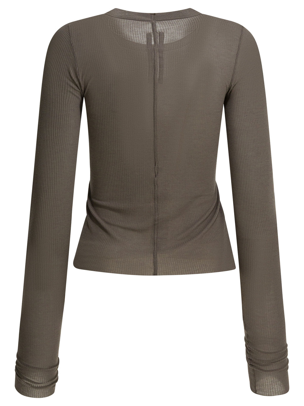 Rick Owens Silk-blend crew-neck T-shirt - Grey