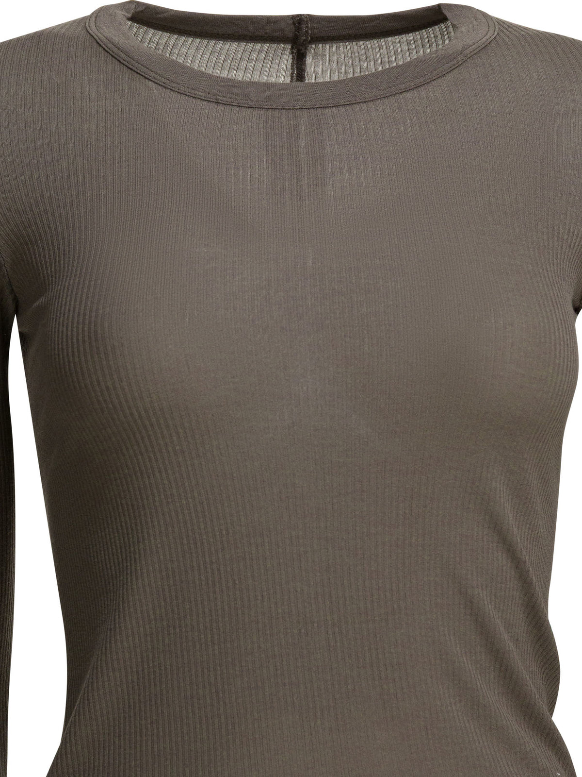 Rick Owens Silk-blend crew-neck T-shirt - Grey