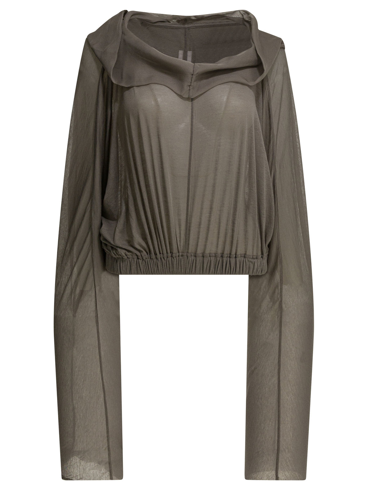 Rick Owens Cropped hoodie - Grey
