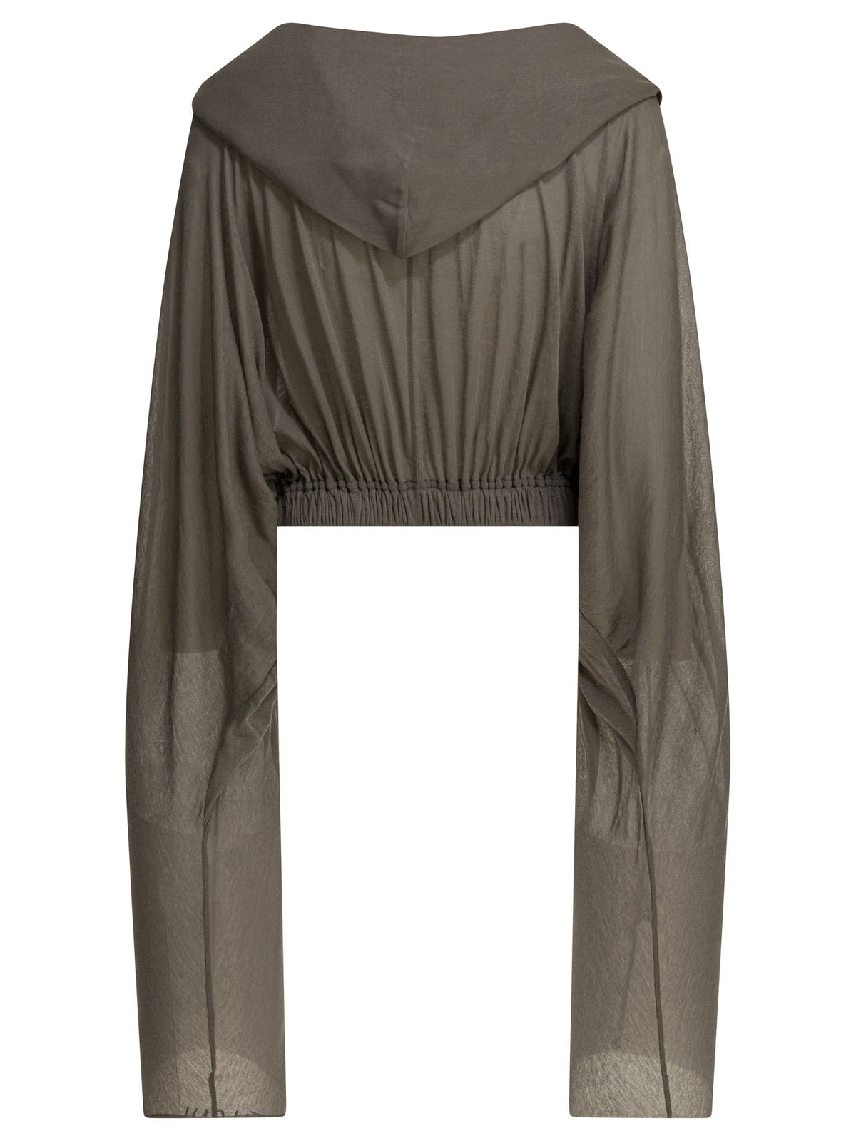 Rick Owens Cropped hoodie - Grey
