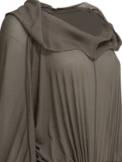 Rick Owens Cropped hoodie - Grey