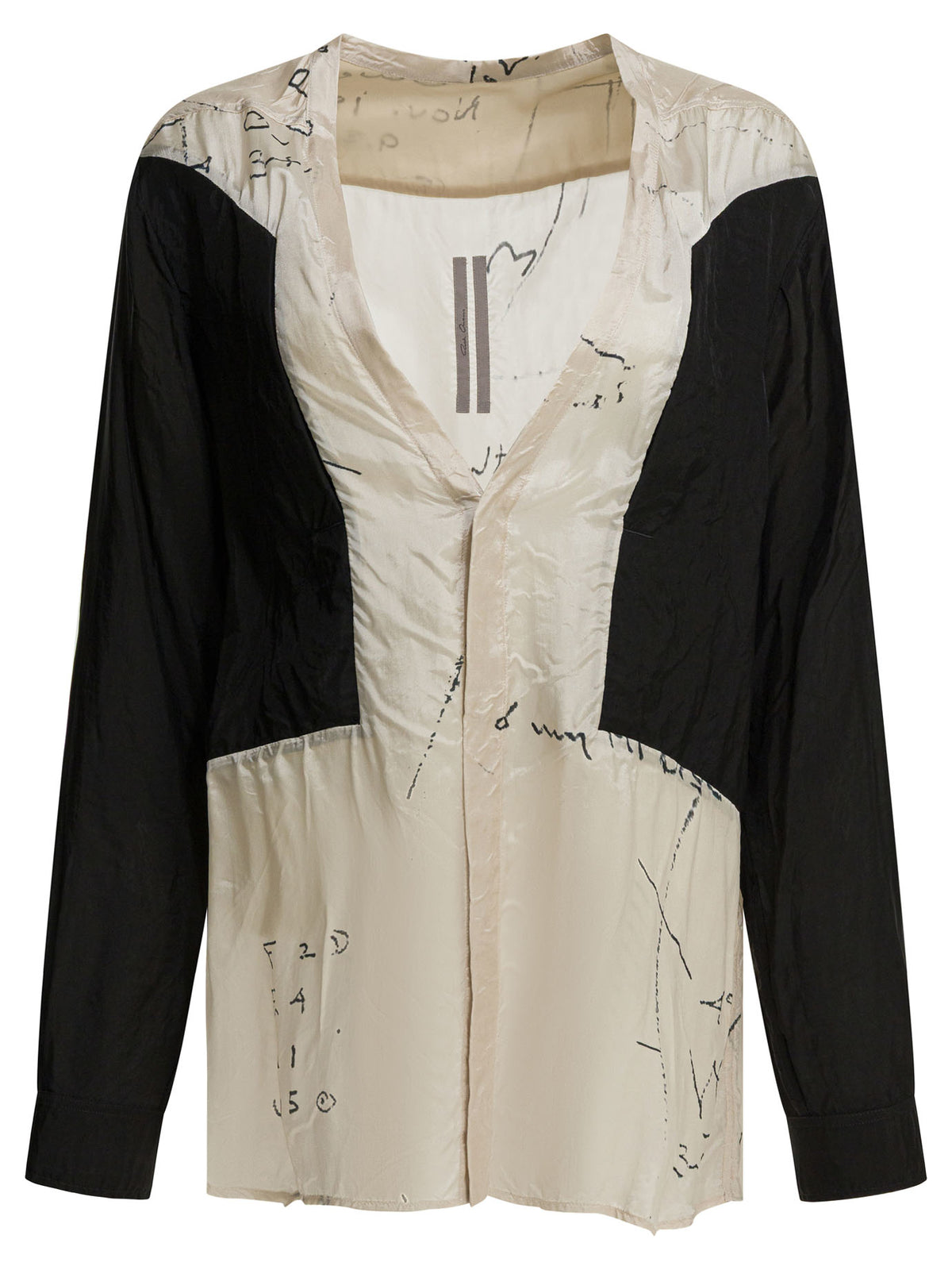 Rick Owens "Larry Fogpocket" shirt - White