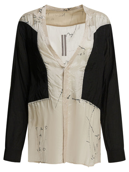 Rick Owens "Larry Fogpocket" shirt - White