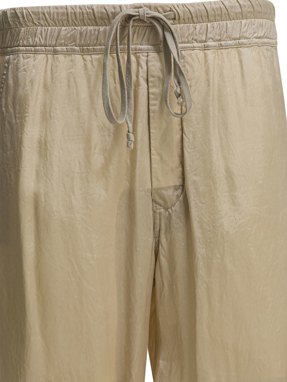 Rick Owens "Dietrich Drawstring" Pants - Beige