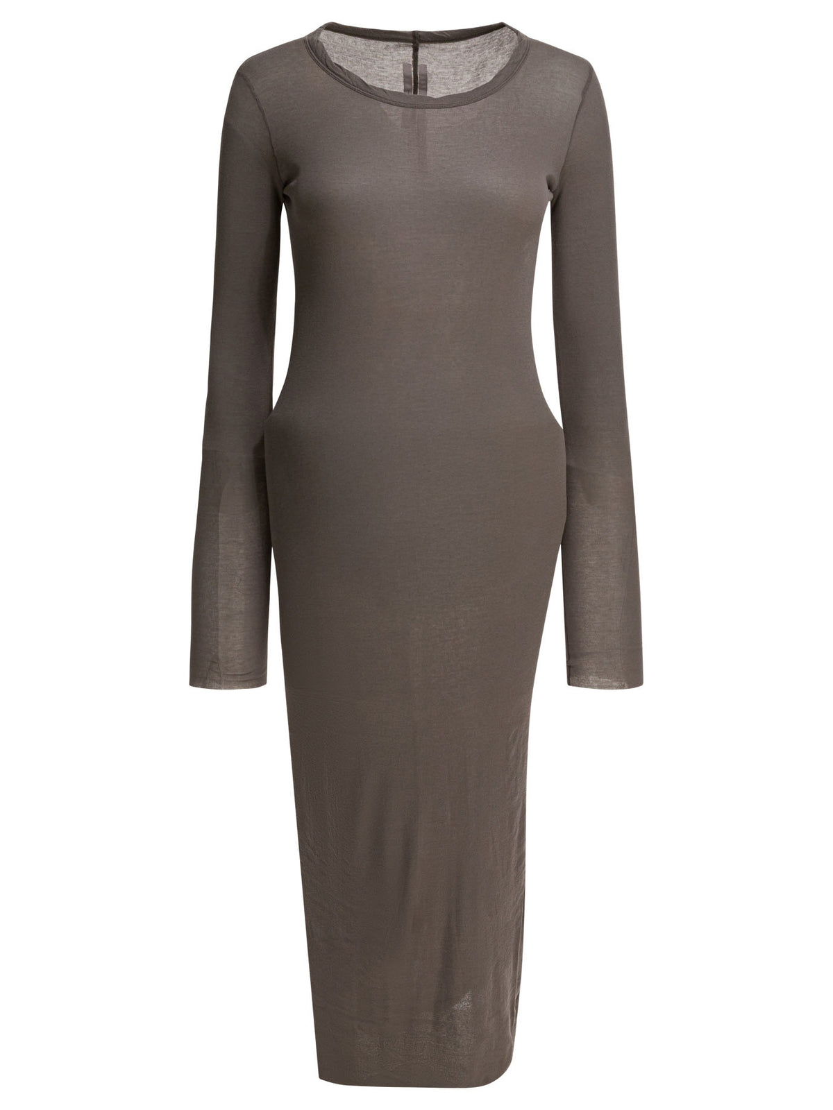 Rick Owens Cotton midi dress - Brown