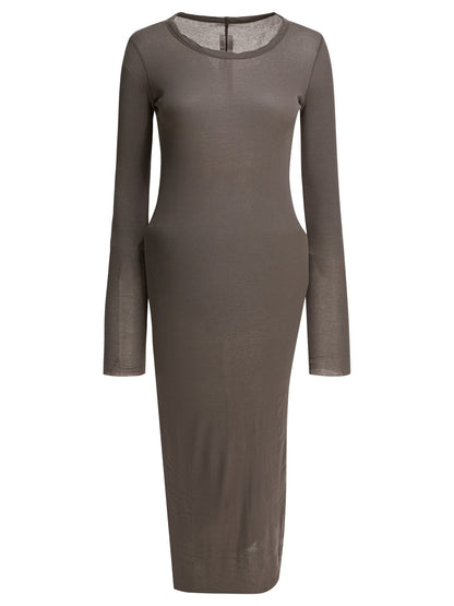Rick Owens Cotton midi dress - Brown