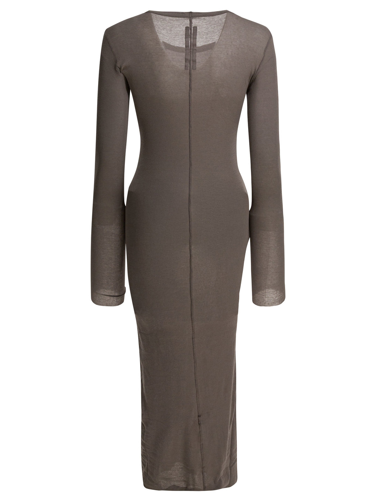 Rick Owens Cotton midi dress - Brown