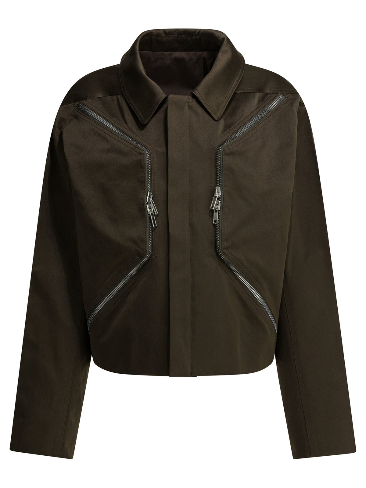 Rick Owens "Heizmer Mac" Jacket - Brown