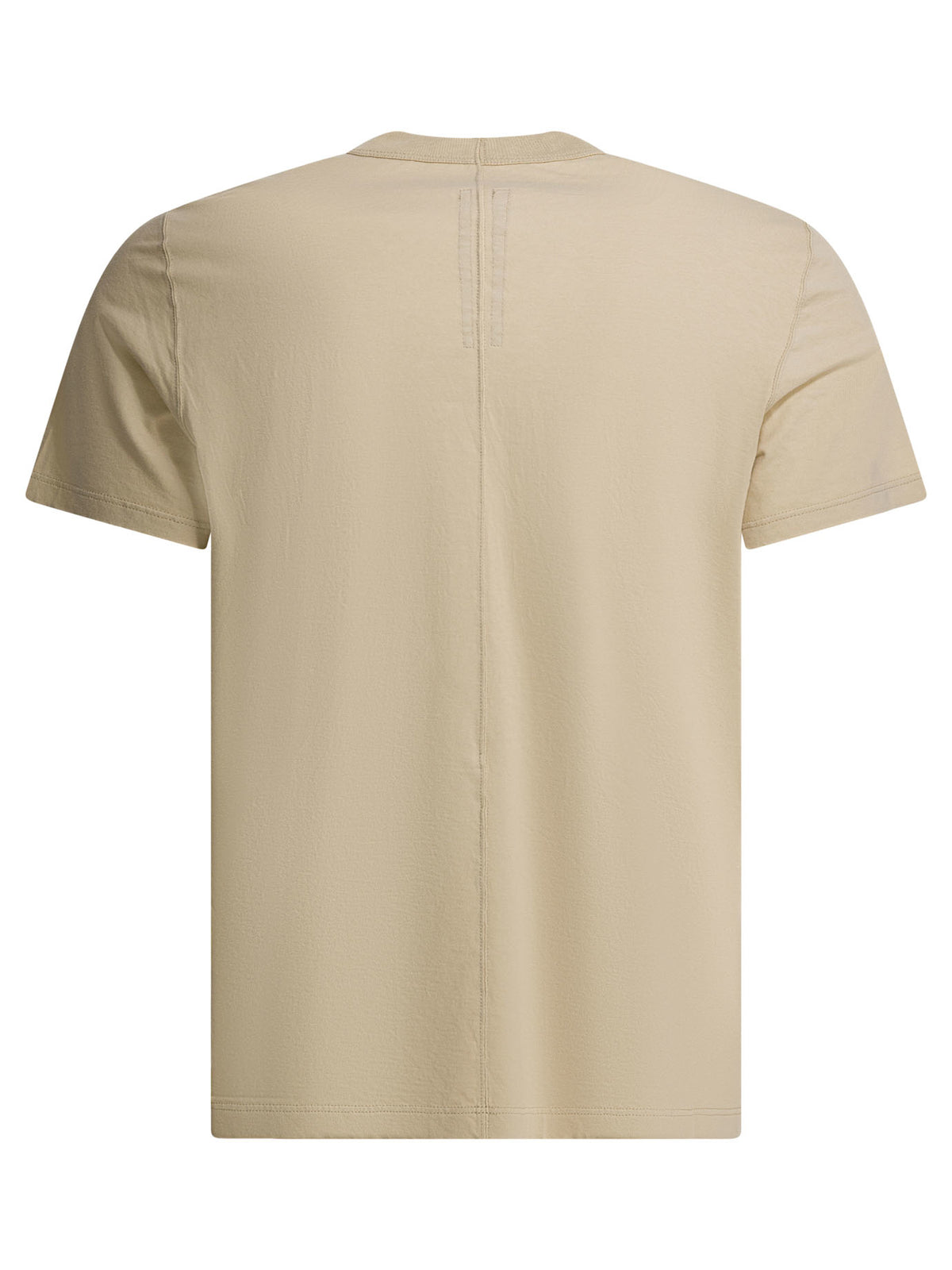 Rick Owens "Temple Short Level T" Crewneck T-shirt - Beige