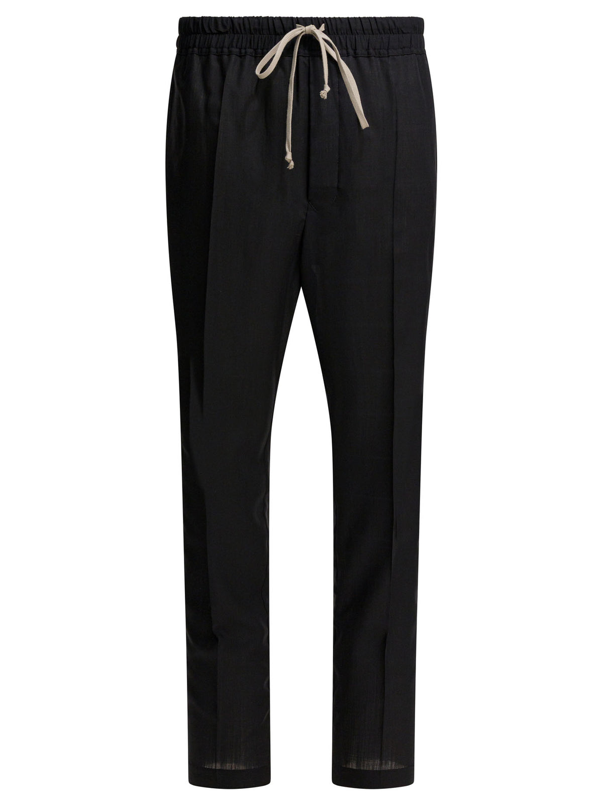 Rick Owens "Drawstring Slim Long" Pants - Black