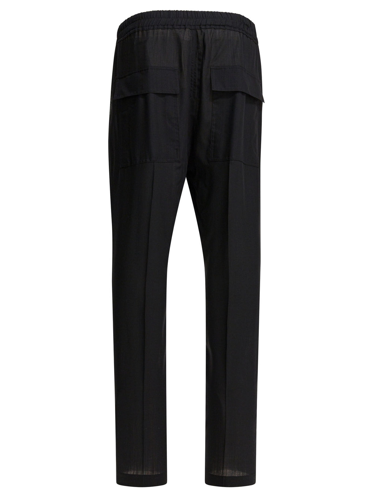 Rick Owens "Drawstring Slim Long" Pants - Black