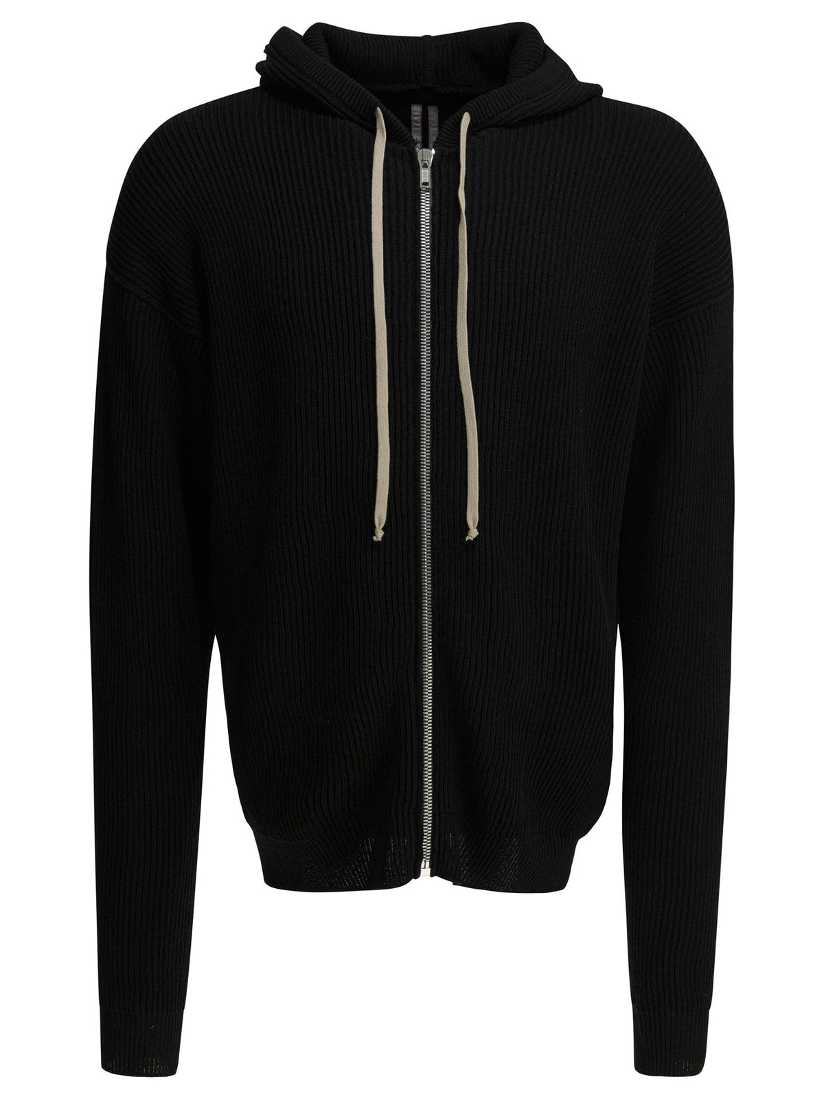 Rick Owens "Temple" zippered sweater - Black