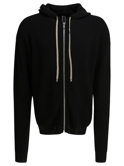 Rick Owens "Temple" zippered sweater - Black