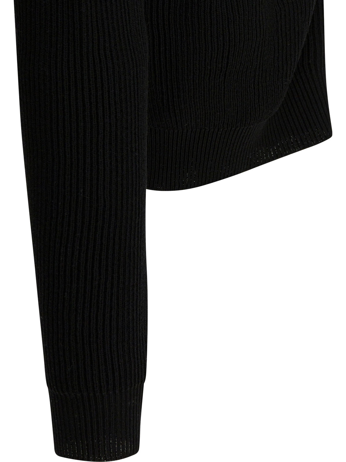 Rick Owens "Temple" zippered sweater - Black
