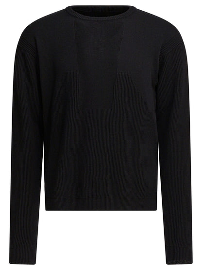 Rick Owens Virgin wool crewneck sweater - Black