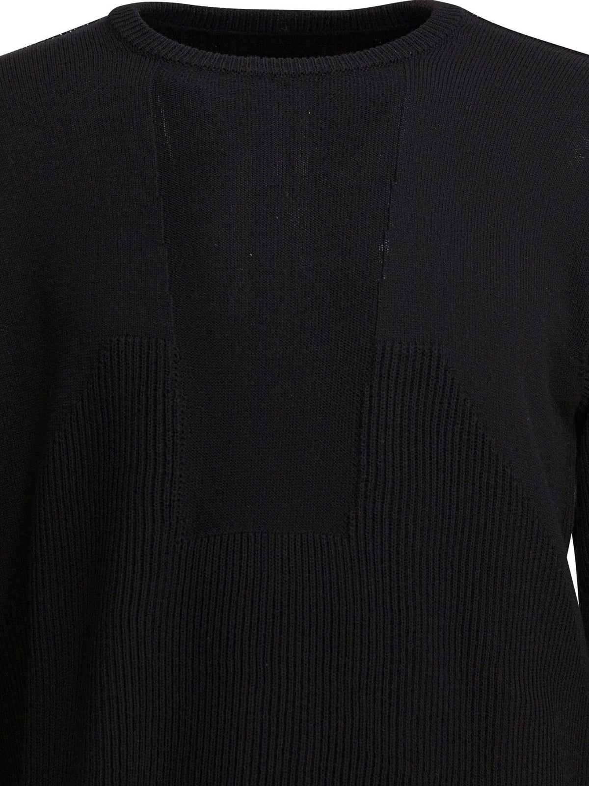 Rick Owens Virgin wool crewneck sweater - Black