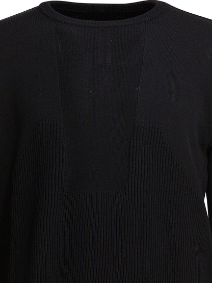 Rick Owens Virgin wool crewneck sweater - Black