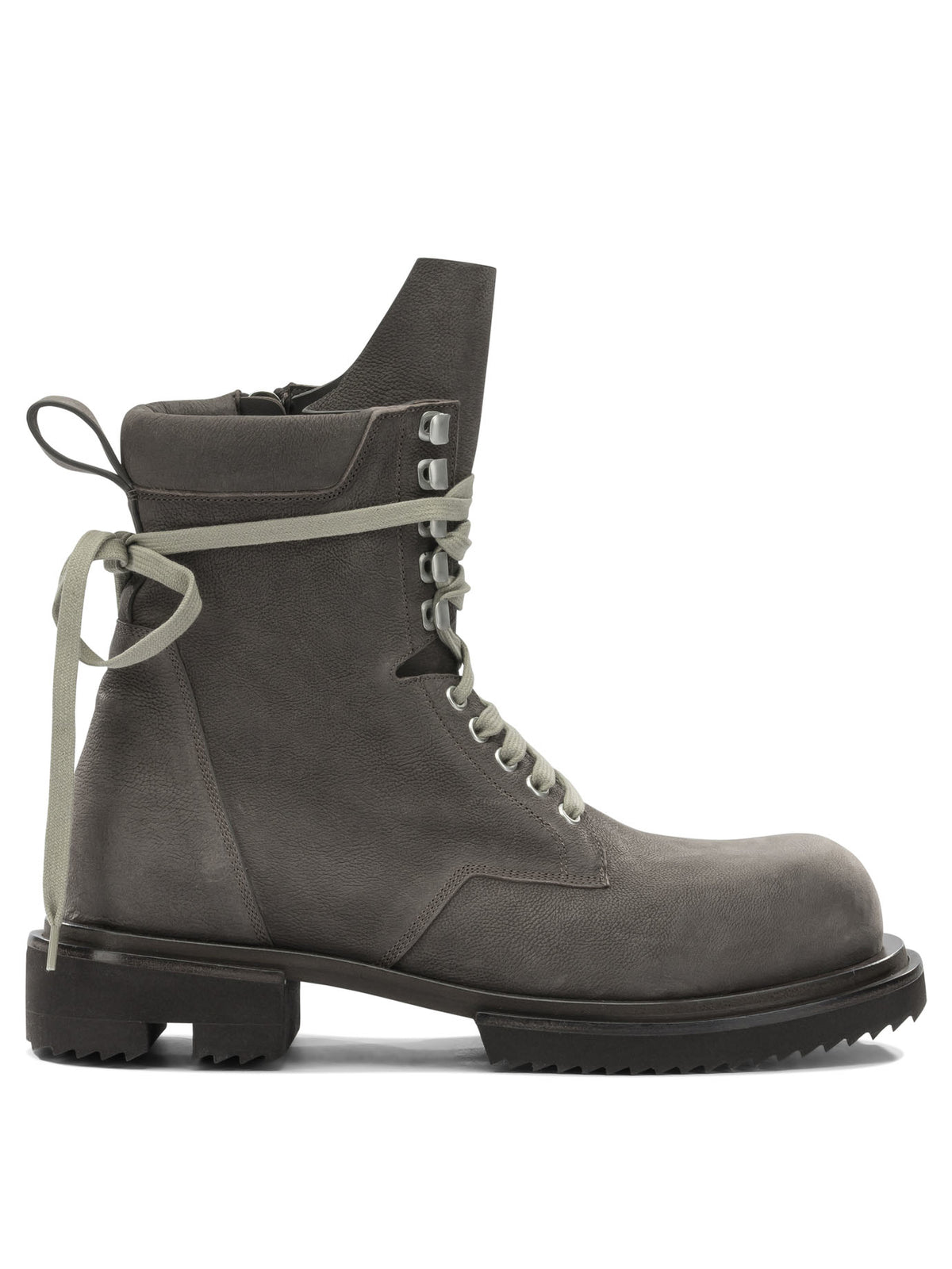 Rick Owens "Low Army Gabe" lace-up boots - Grey