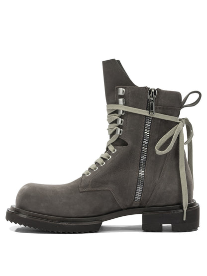Rick Owens "Low Army Gabe" lace-up boots - Grey