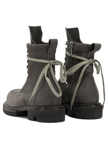 Rick Owens "Low Army Gabe" lace-up boots - Grey