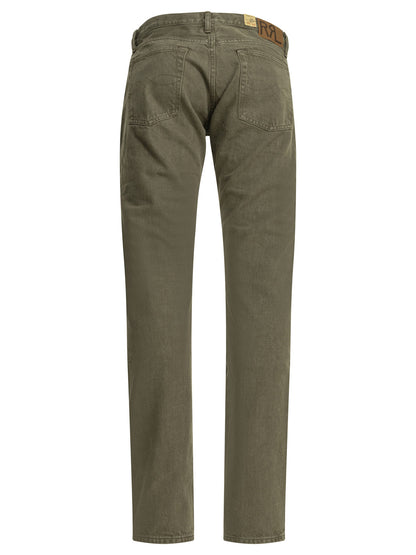 Rrl By Ralph Lauren "Olive" Straight-leg jeans - Green