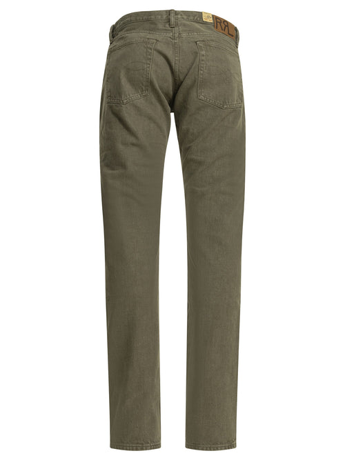 Rrl By Ralph Lauren "Olive" Straight-leg jeans - Green