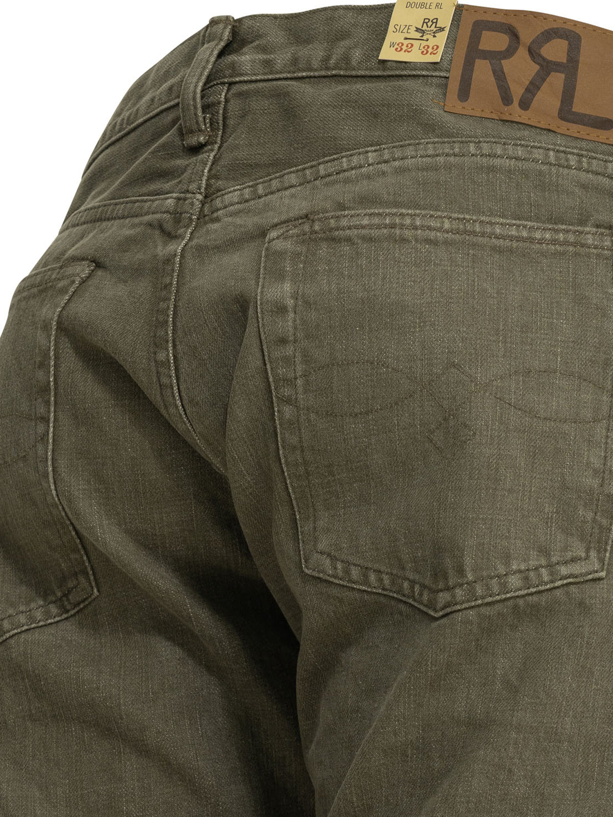 Rrl By Ralph Lauren "Olive" Straight-leg jeans - Green
