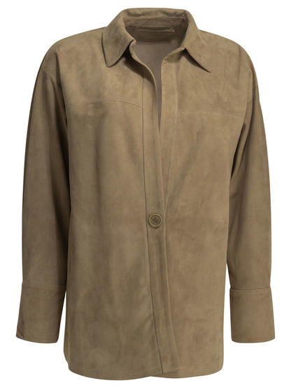 Salvatore Santoro Suede leather jacket - Beige