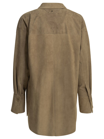 Salvatore Santoro Suede leather jacket - Beige