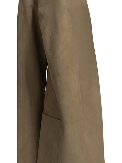 Salvatore Santoro Suede Blazer - Beige