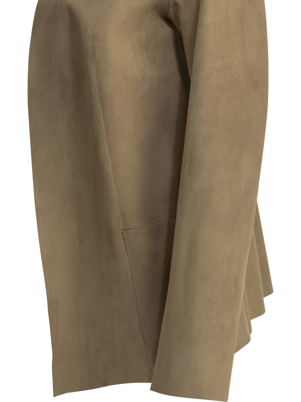 Salvatore Santoro Suede Blazer - Beige