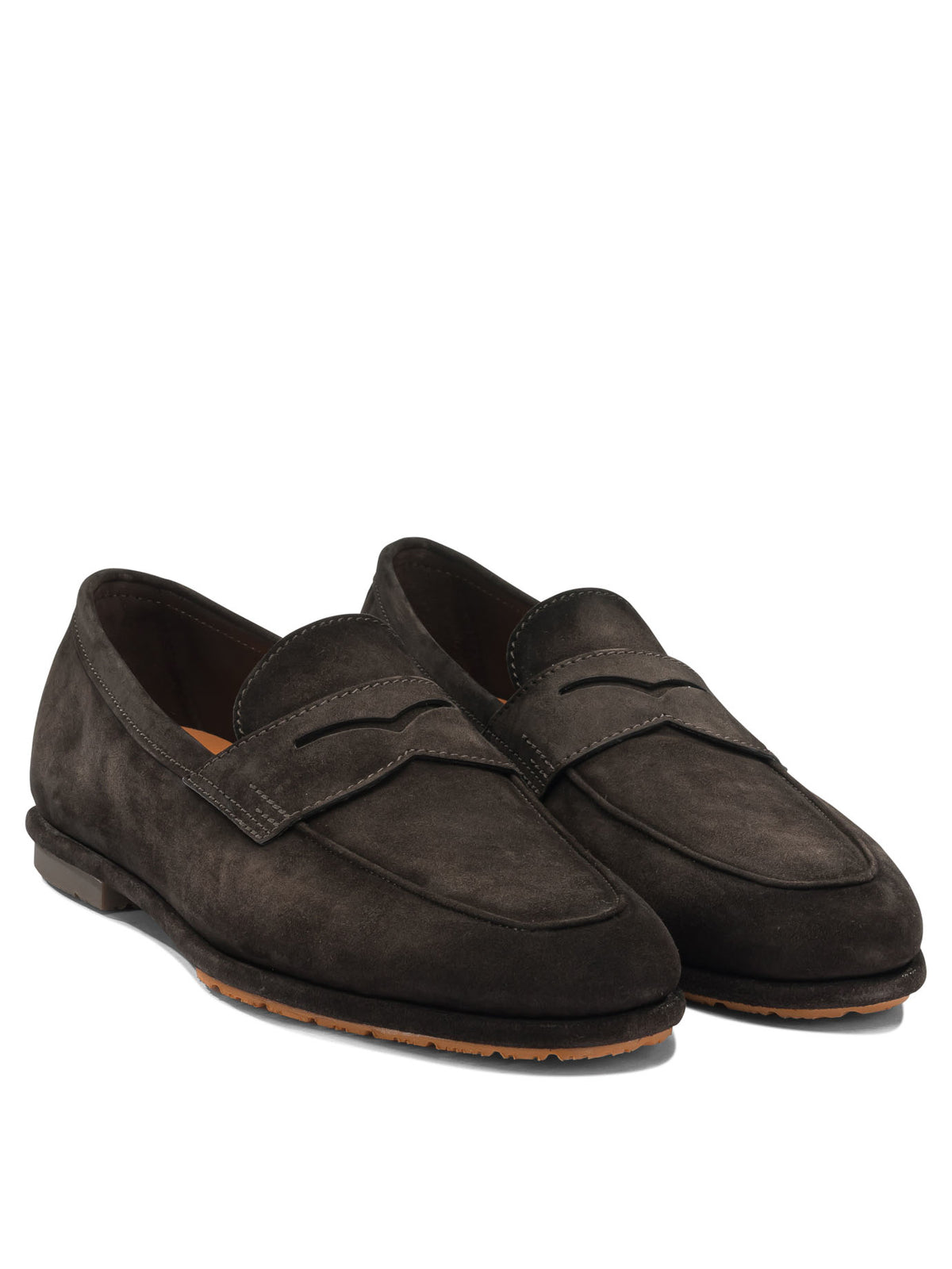 Santoni "Carlo" loafers - Brown