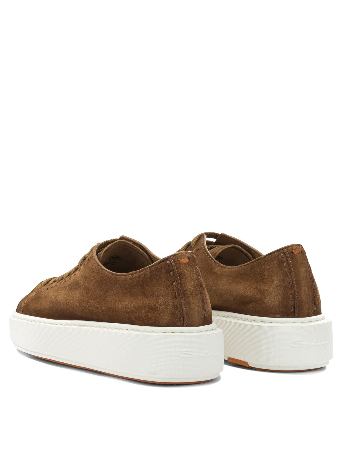 Santoni "Clean Row" low top sneakers - Brown