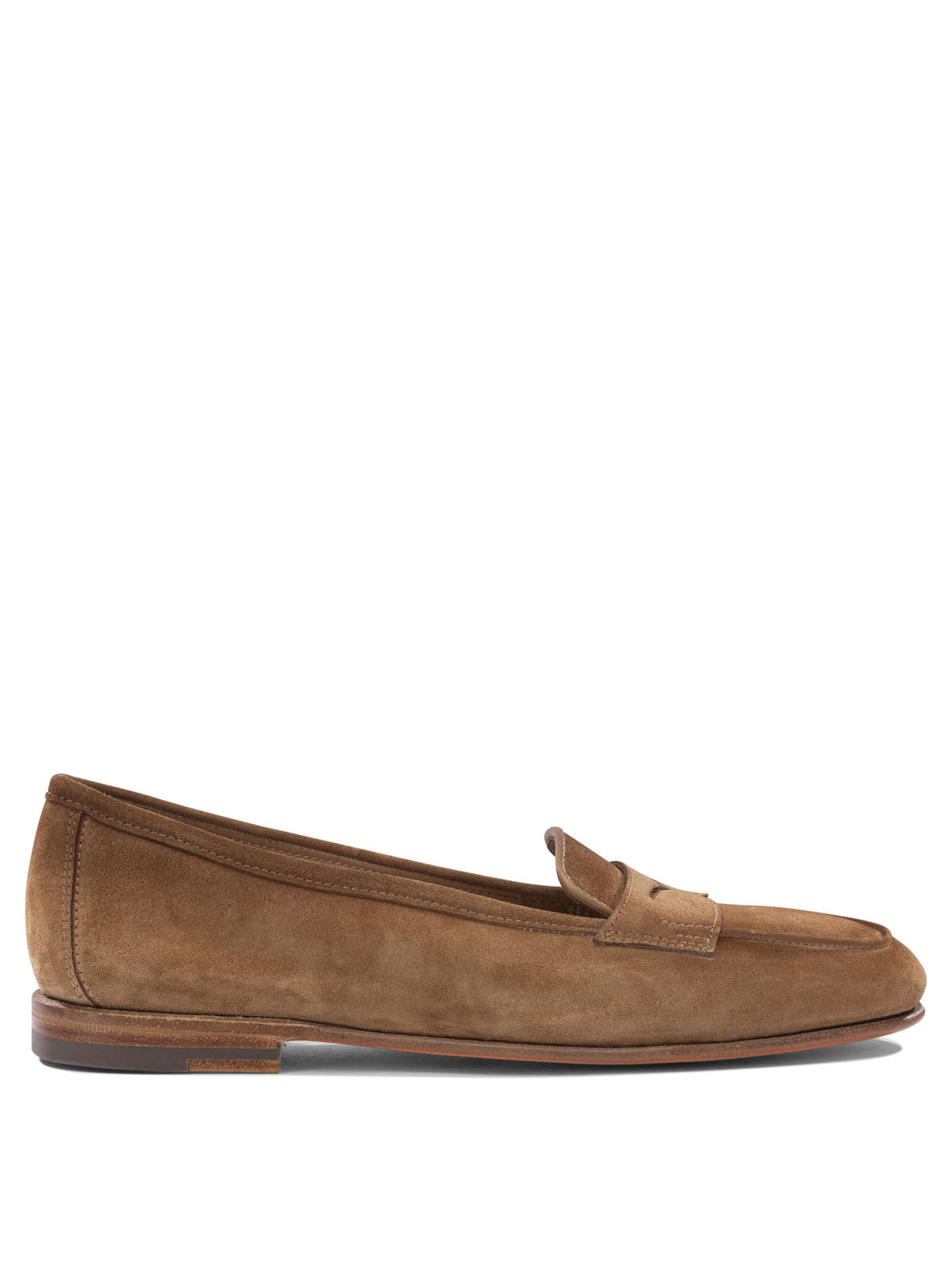 Santoni "Carla" suede loafers - Beige