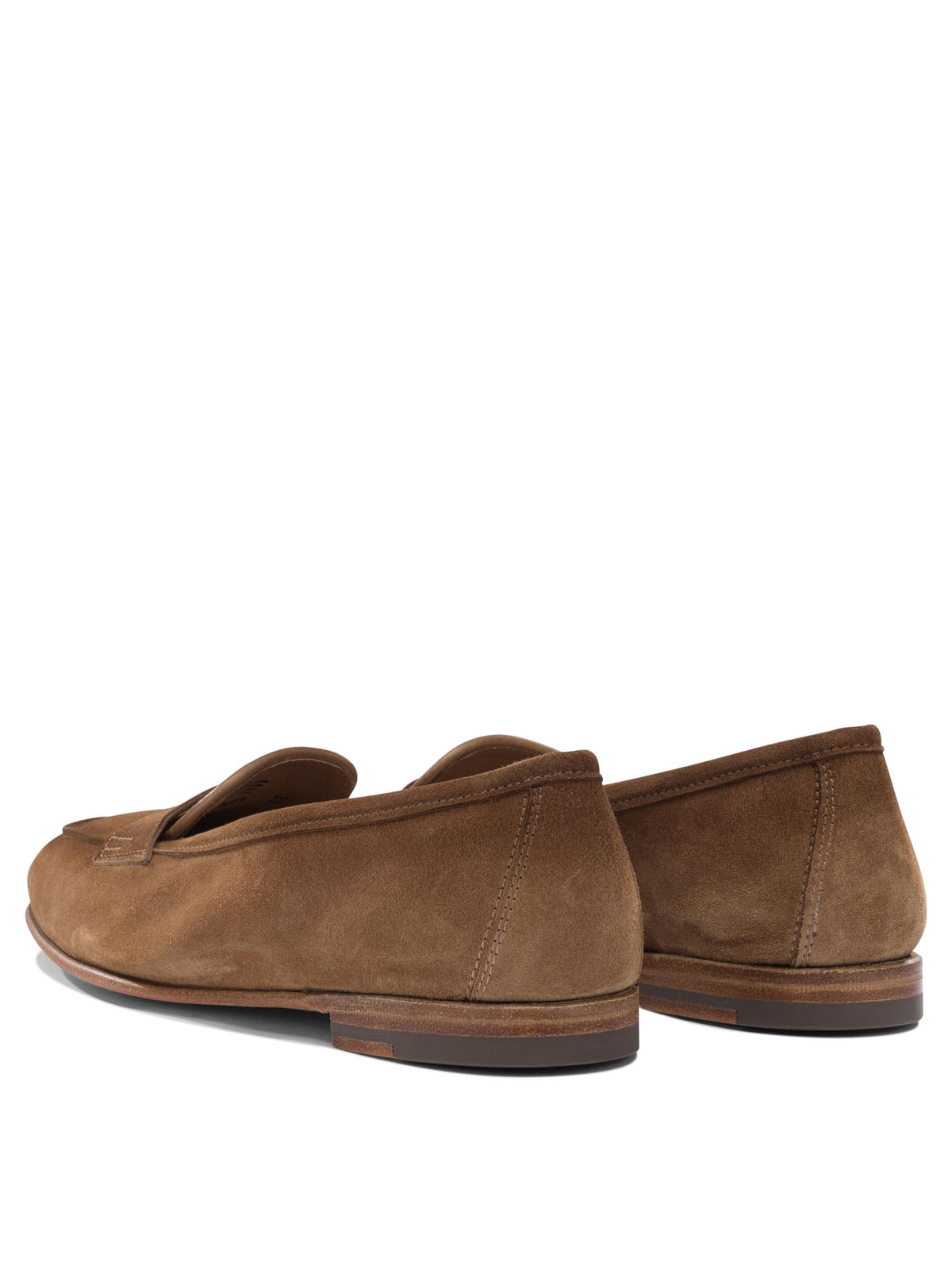 Santoni "Carla" suede loafers - Beige