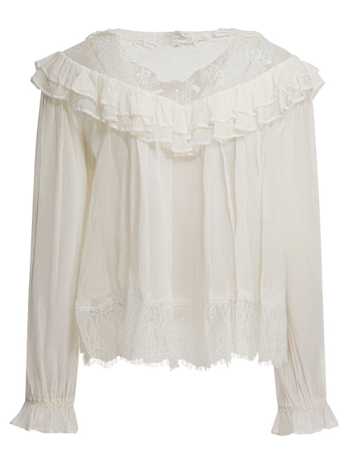 Self-Portrait Lace blouse - White