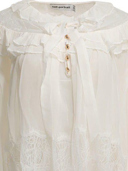 Self-Portrait Lace blouse - White
