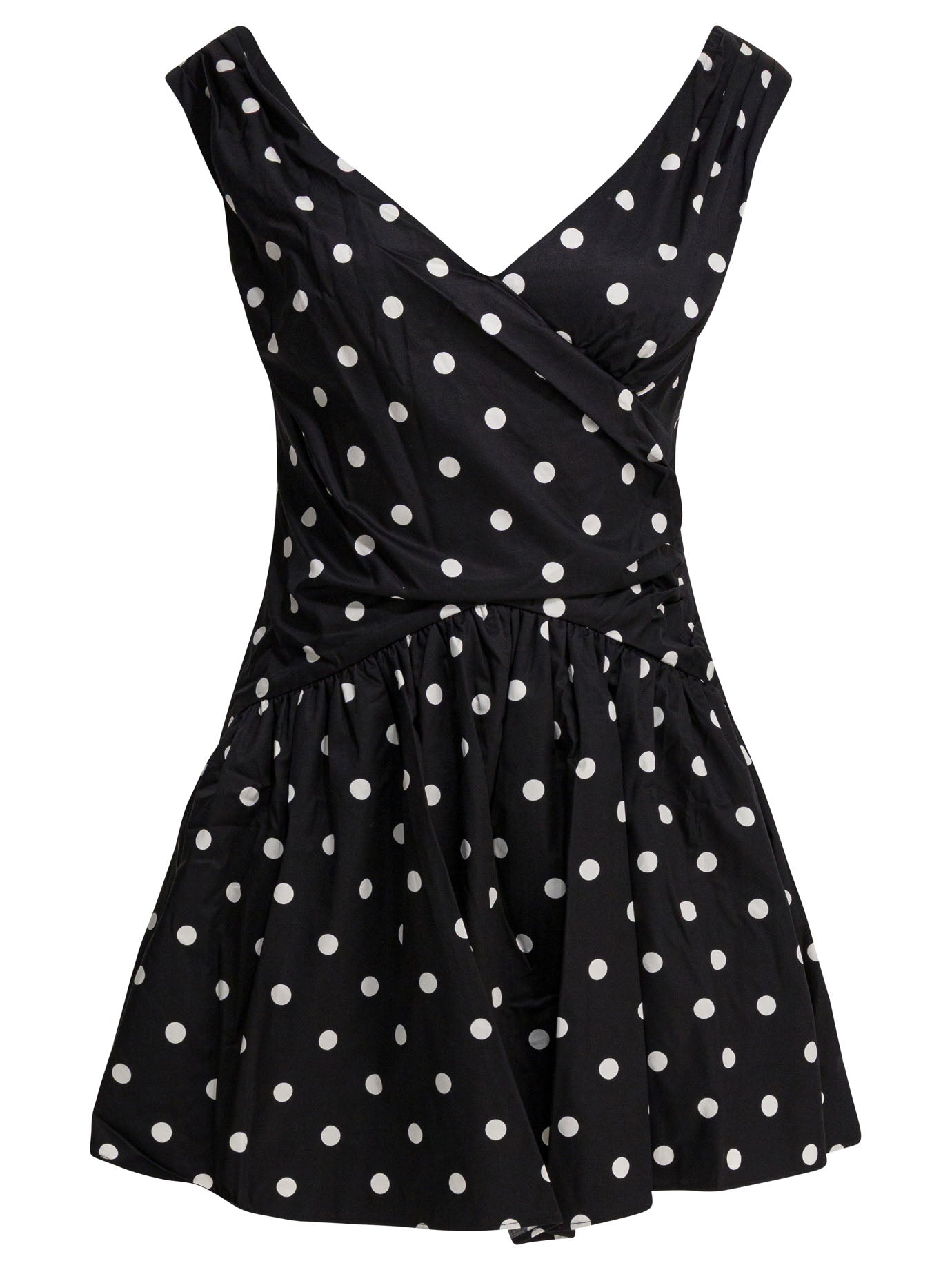 Self-Portrait Short flared dress - Black
