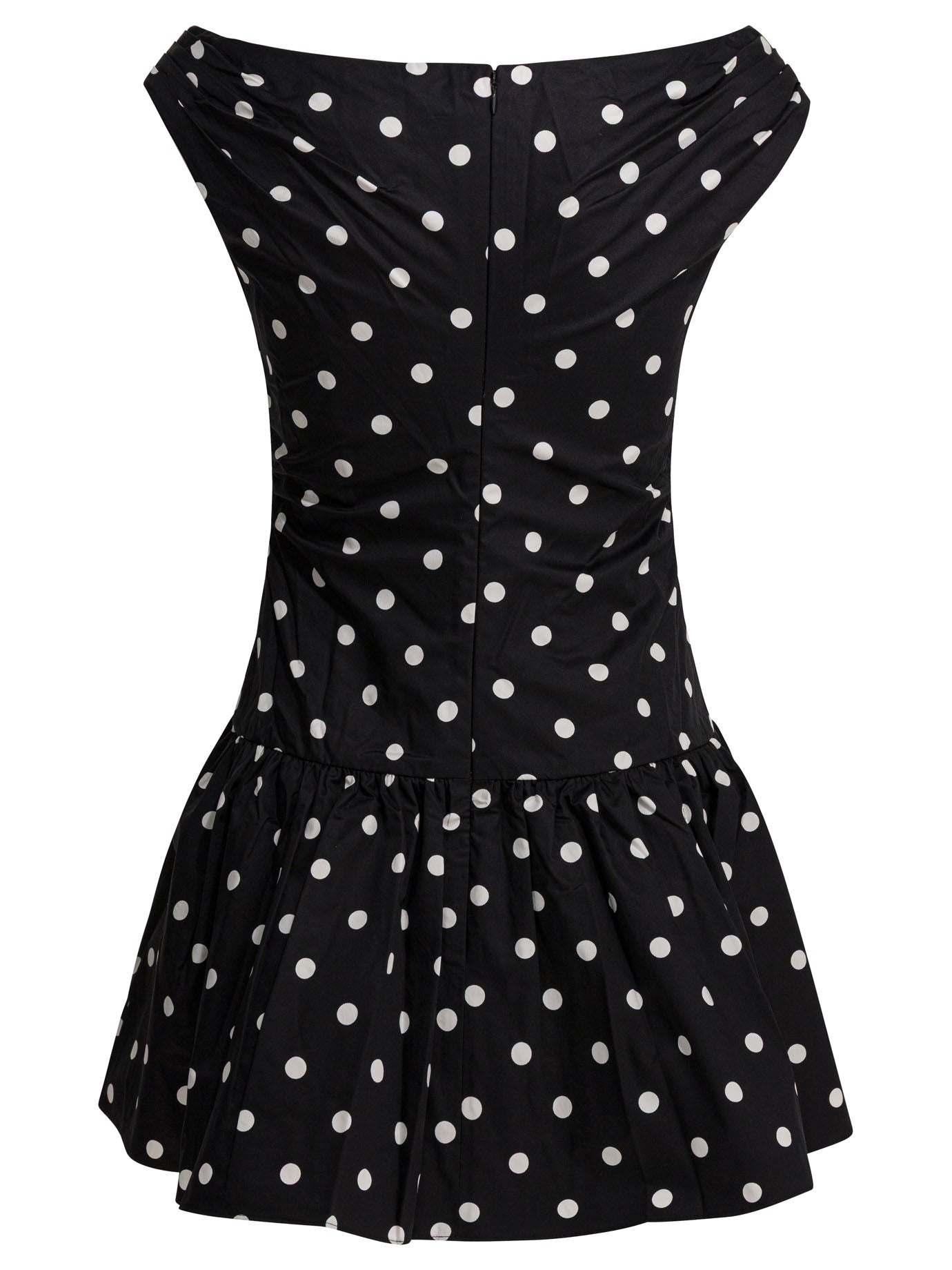 Self-Portrait Short flared dress - Black