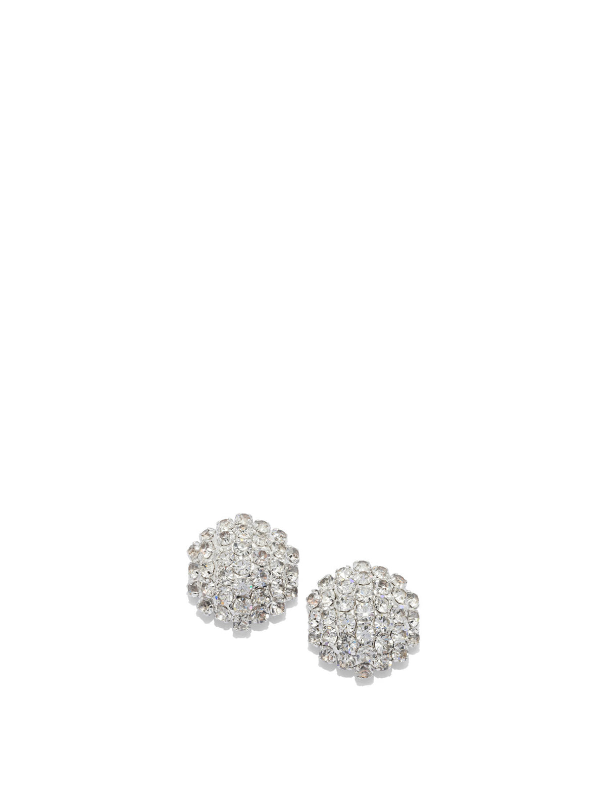 Self-Portrait Earrings with crystals - Silver