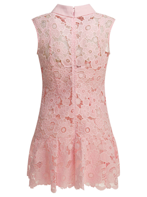 Self-Portrait Short A-line dress - Pink