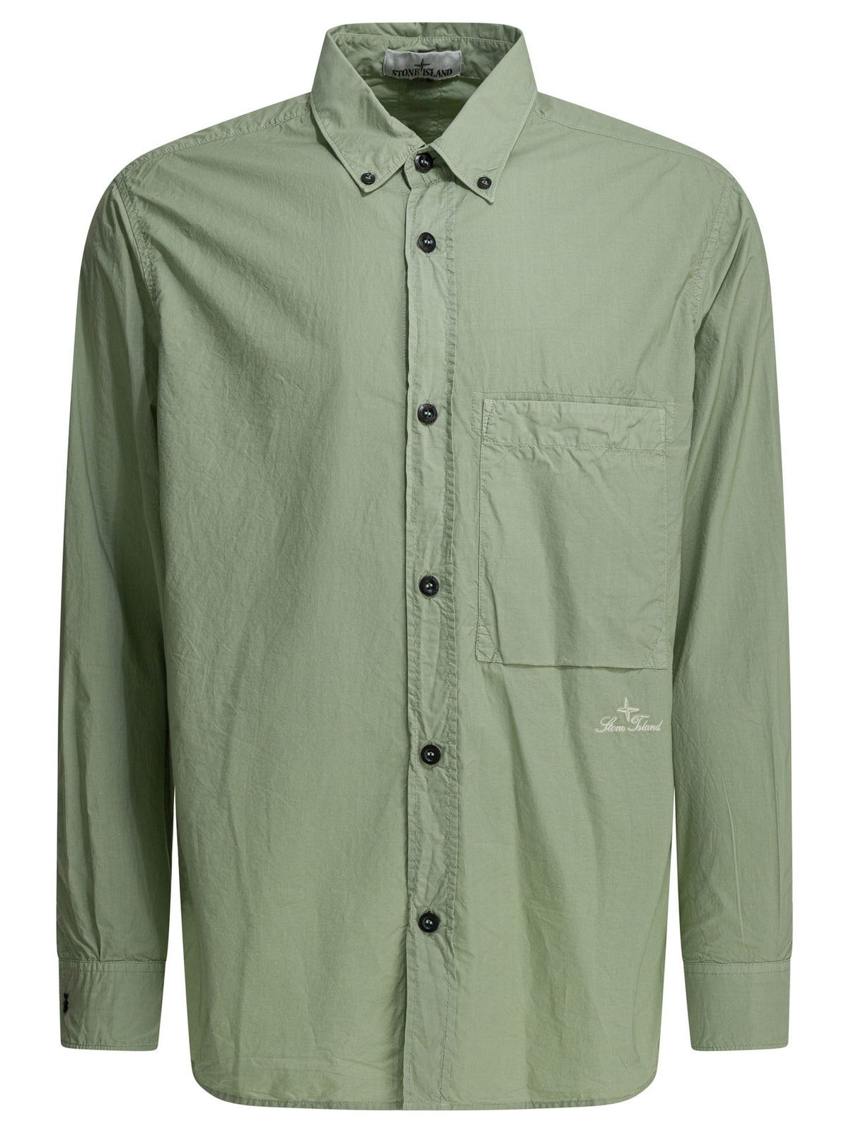 Stone Island Casual shirt with logo - Green