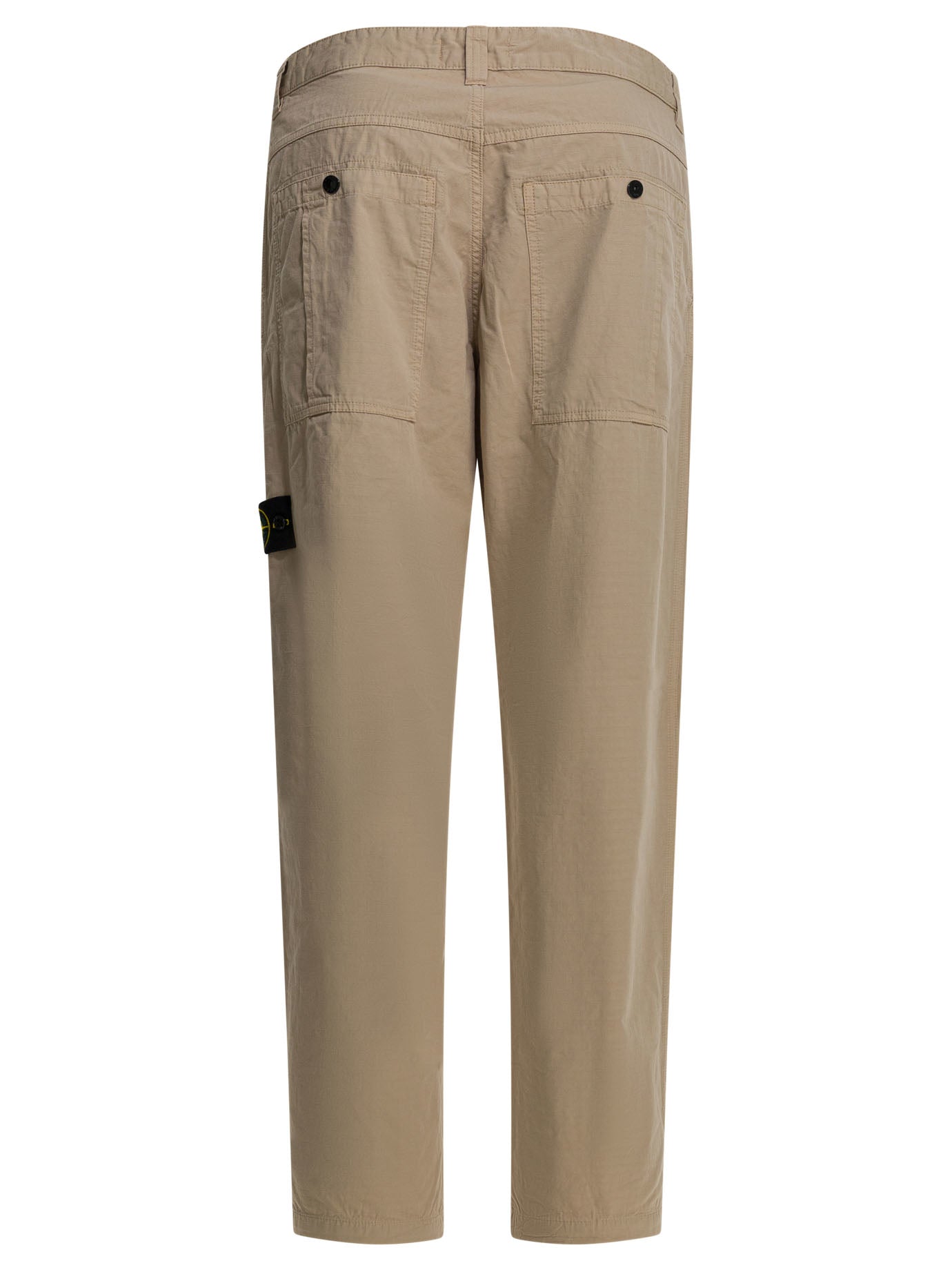 Stone Island "Ripstop" Casual pants - Beige